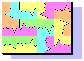 3x4 Break & Paste Tetrominoes Shape