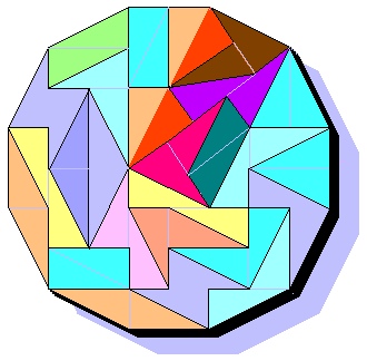 Two sets of DiDoms cover a dodecagon