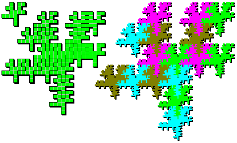 16-ominoes become Fractominoes