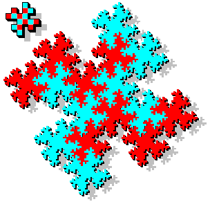 16-ominoes become Fractominoes