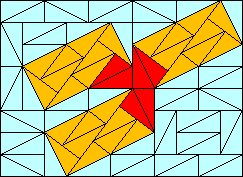 A HexaDom forces a triple jump of the grid