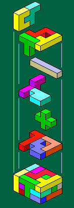 3D pentominoes picture