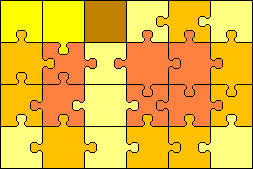 I Sexomini in un rettangolo 6x4