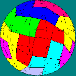 Sphere covered with pentominoes