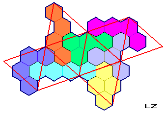 The tetrahexes cover an octahedron