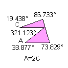 Consecutive angles sum = 360