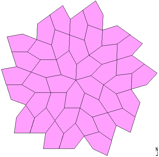 Tiling With Order 5 Rotational Simmetry